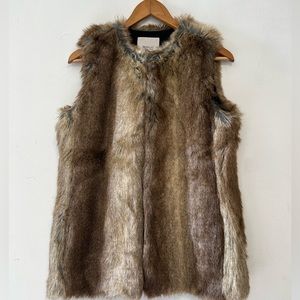 Zara Faux Fur Vest